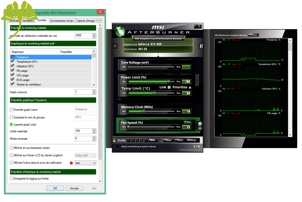 Разгон gtx 960 4gb msi afterburner