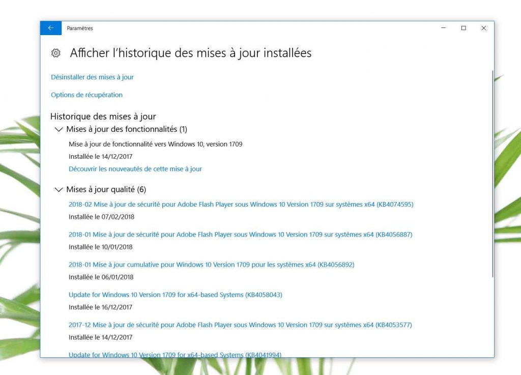 Windows 10 Comment Désinstaller Une Mise à Jour Défaillante Ginjfo 2009