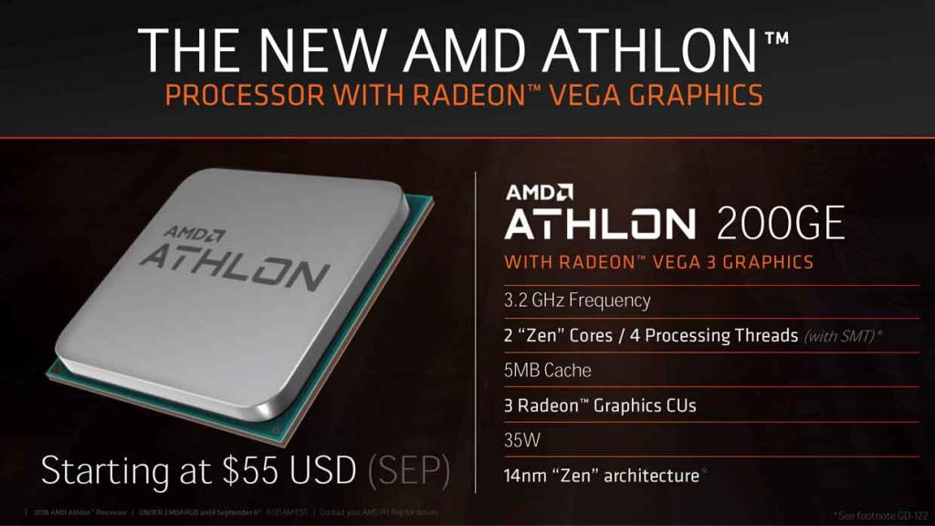   Athlon 200GE Processor AMD 