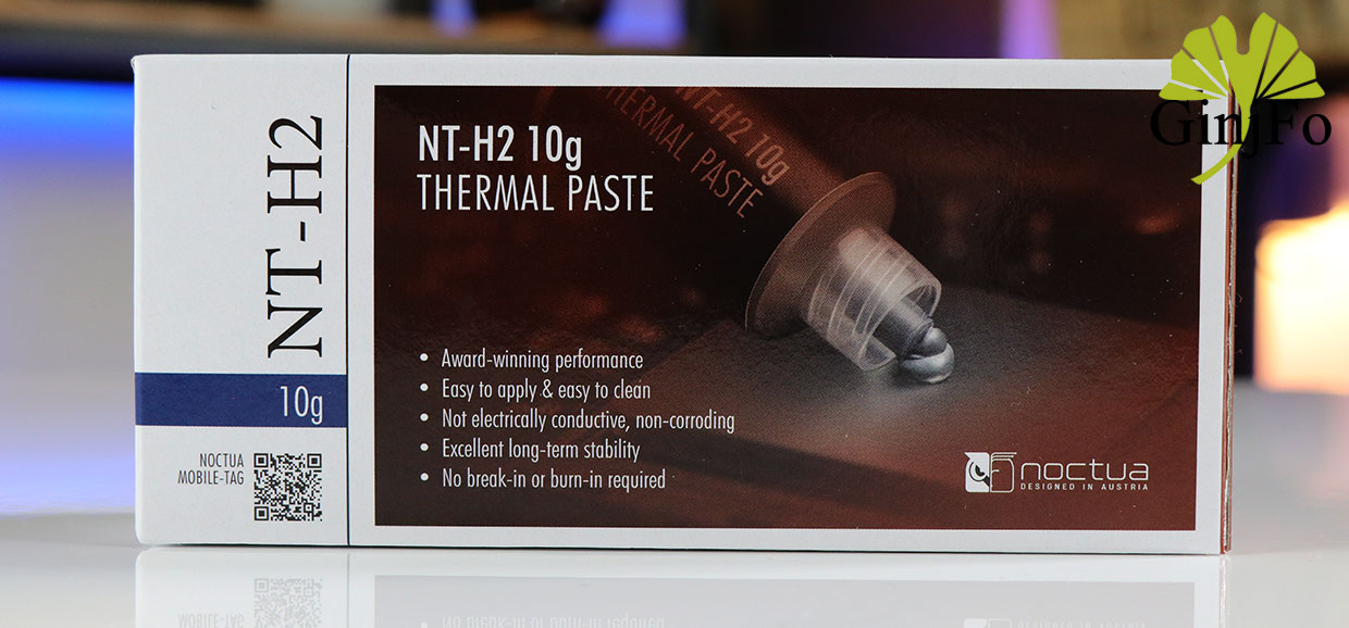 Pâte thermique NT-H2 et lingette NA-SCW1 pour Noctua