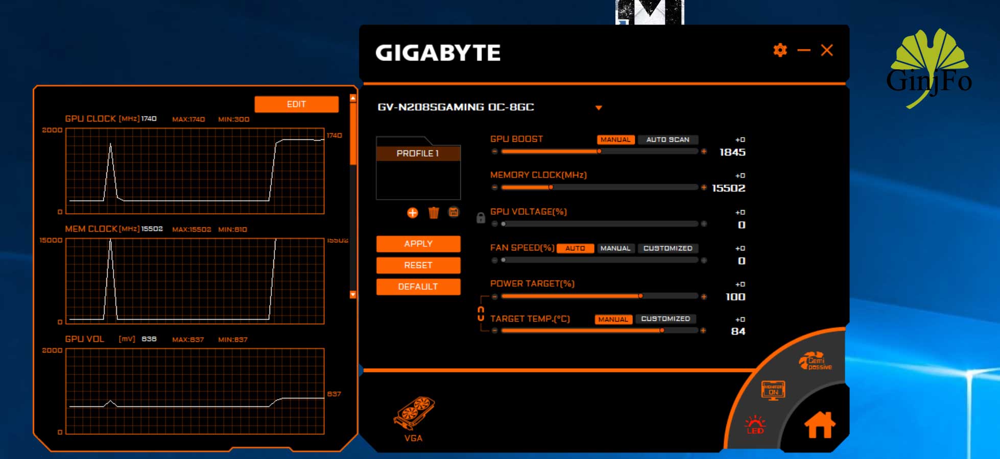 Gigabyte aorus engine как пользоваться