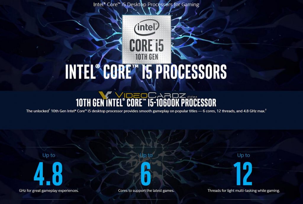 Установка процессора intel core i5 10600k