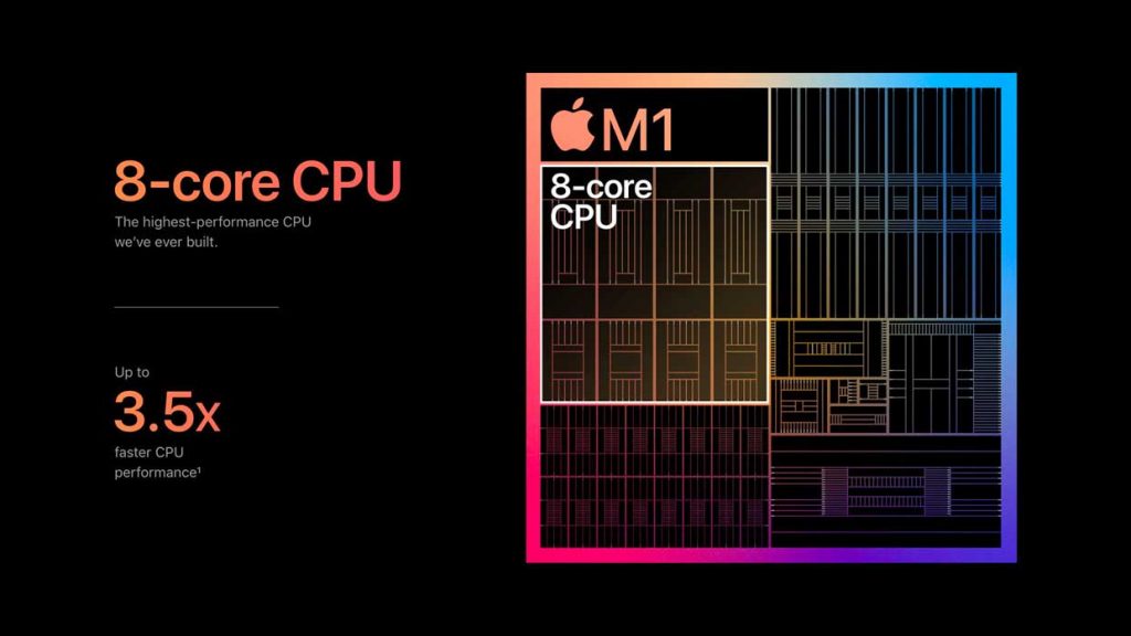 Apple m1 процессор сравнение