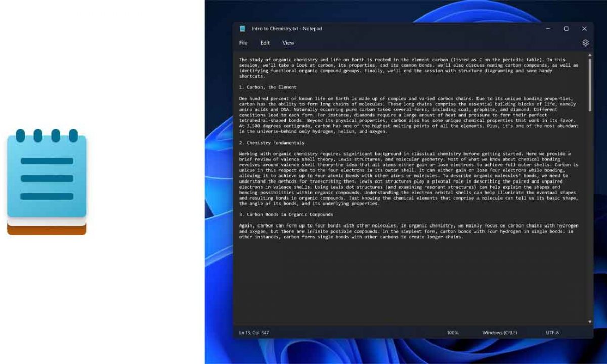 Windows 11 : le Bloc-Notes va encore évoluer en 2024