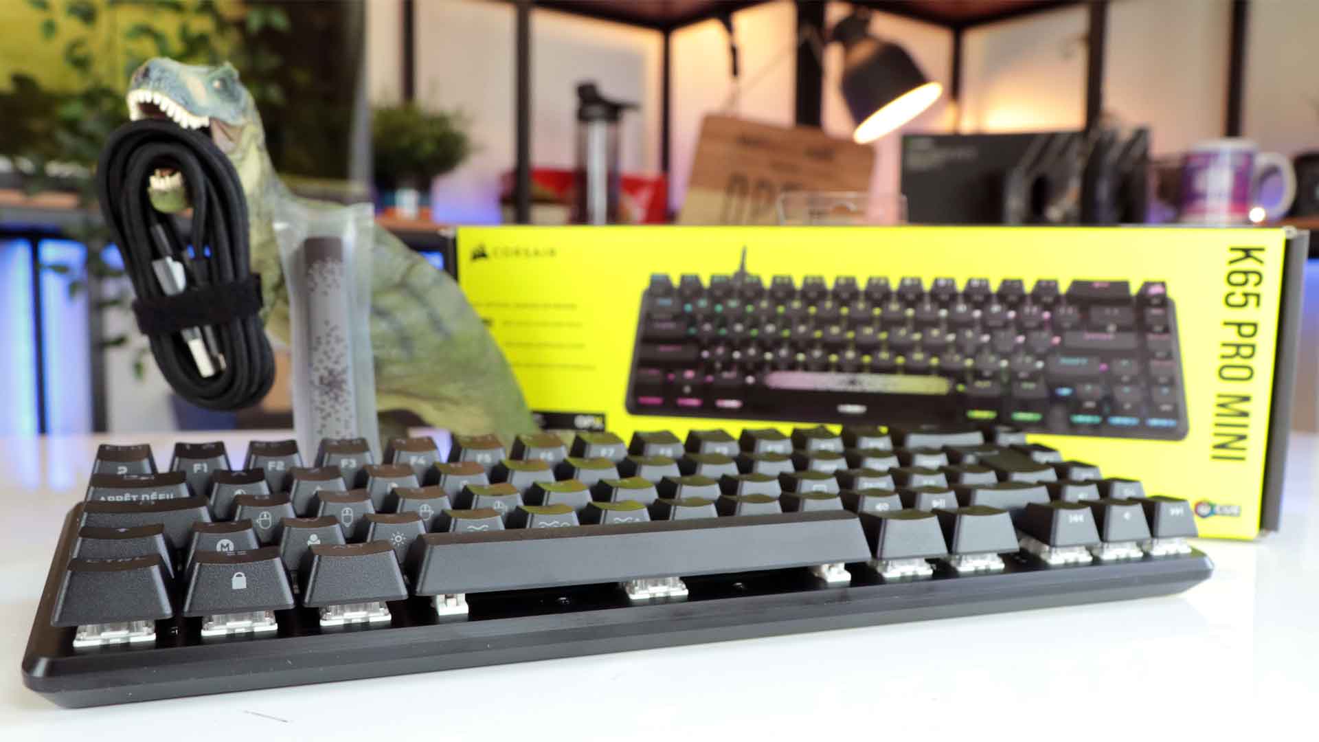 Corsair dévoile un nouveau clavier mécanique sans-fil au format mini