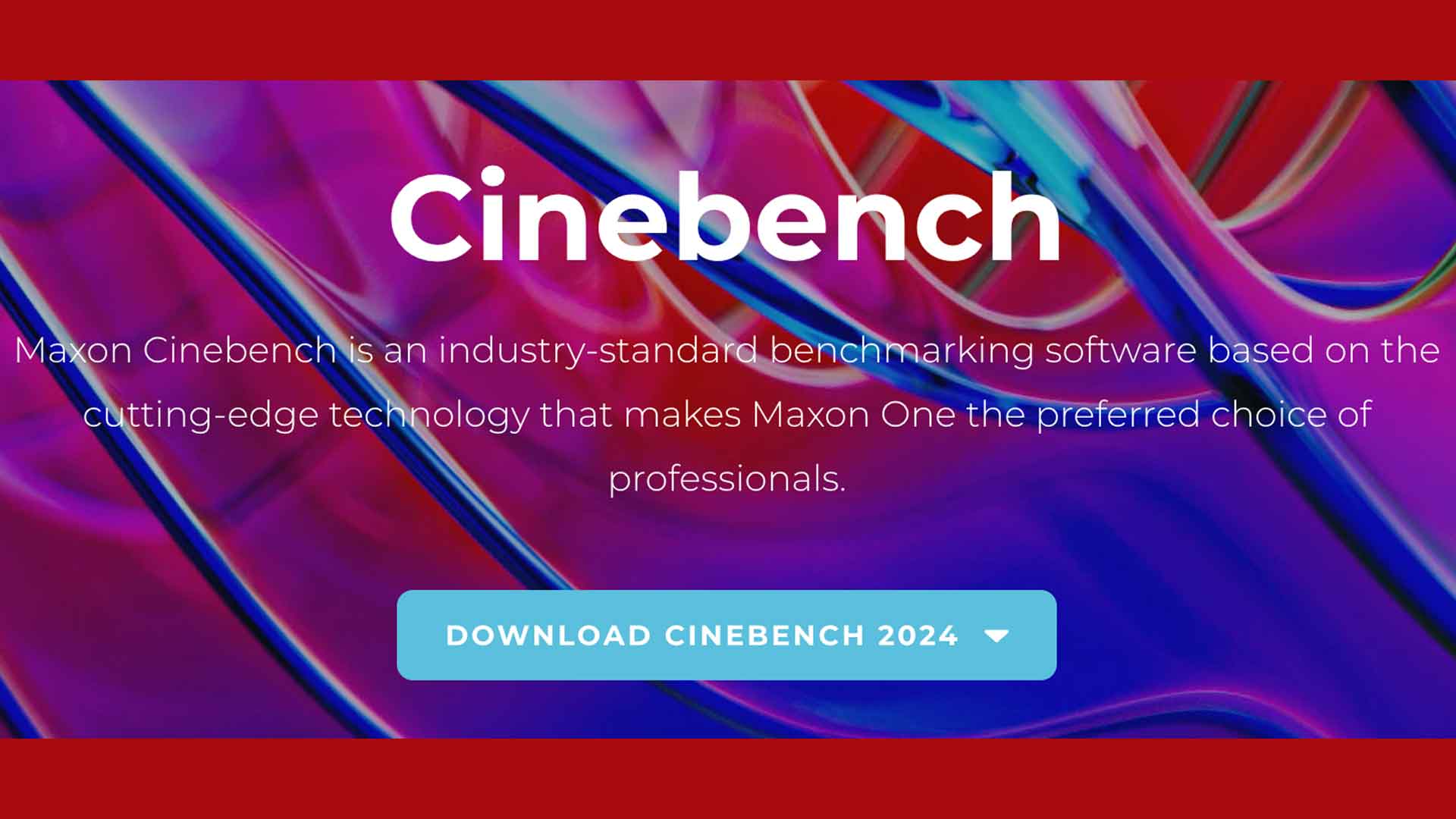 CINEBENCH 2024 instal the new for ios