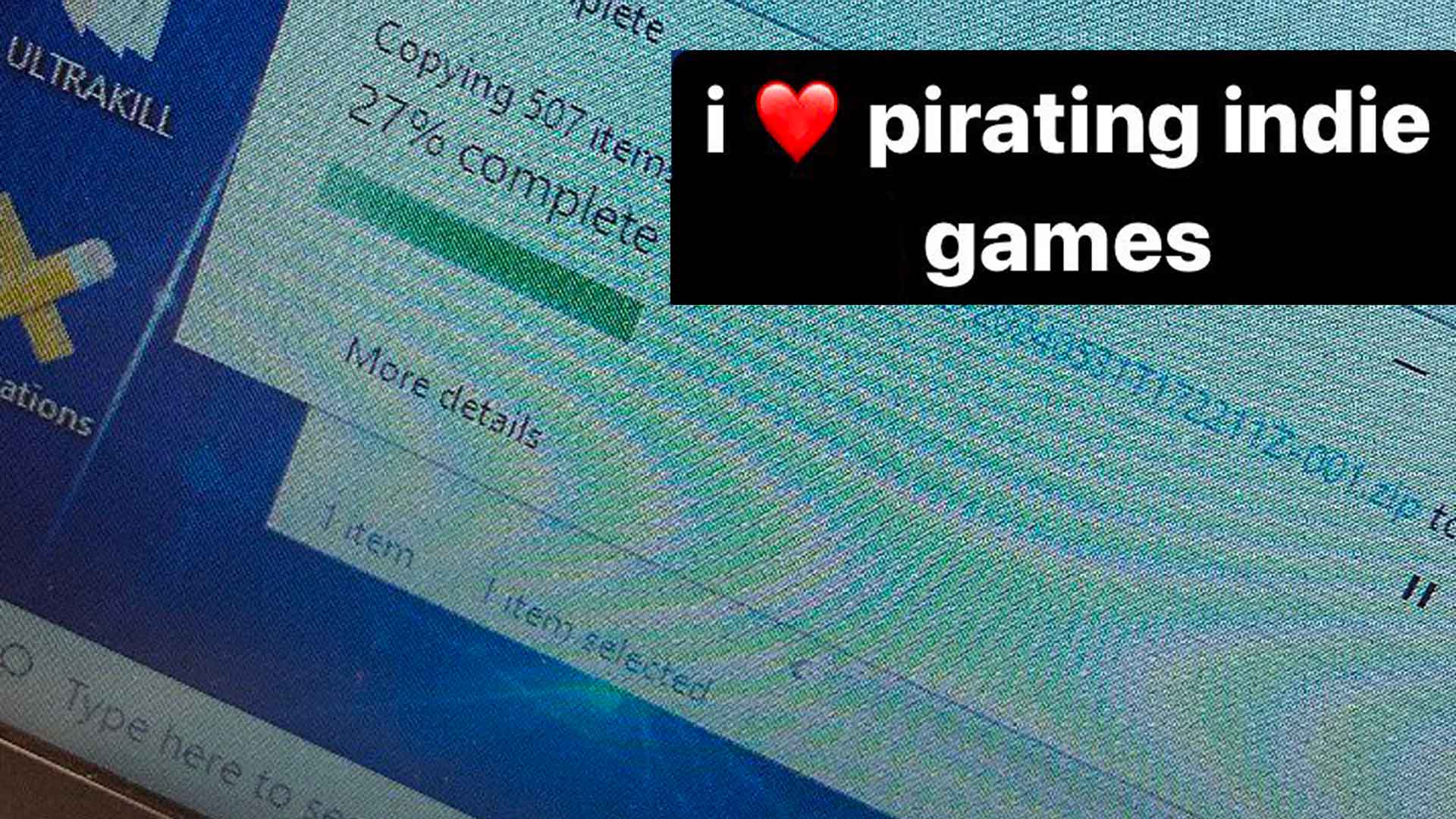 I Love Pirating Indie games
