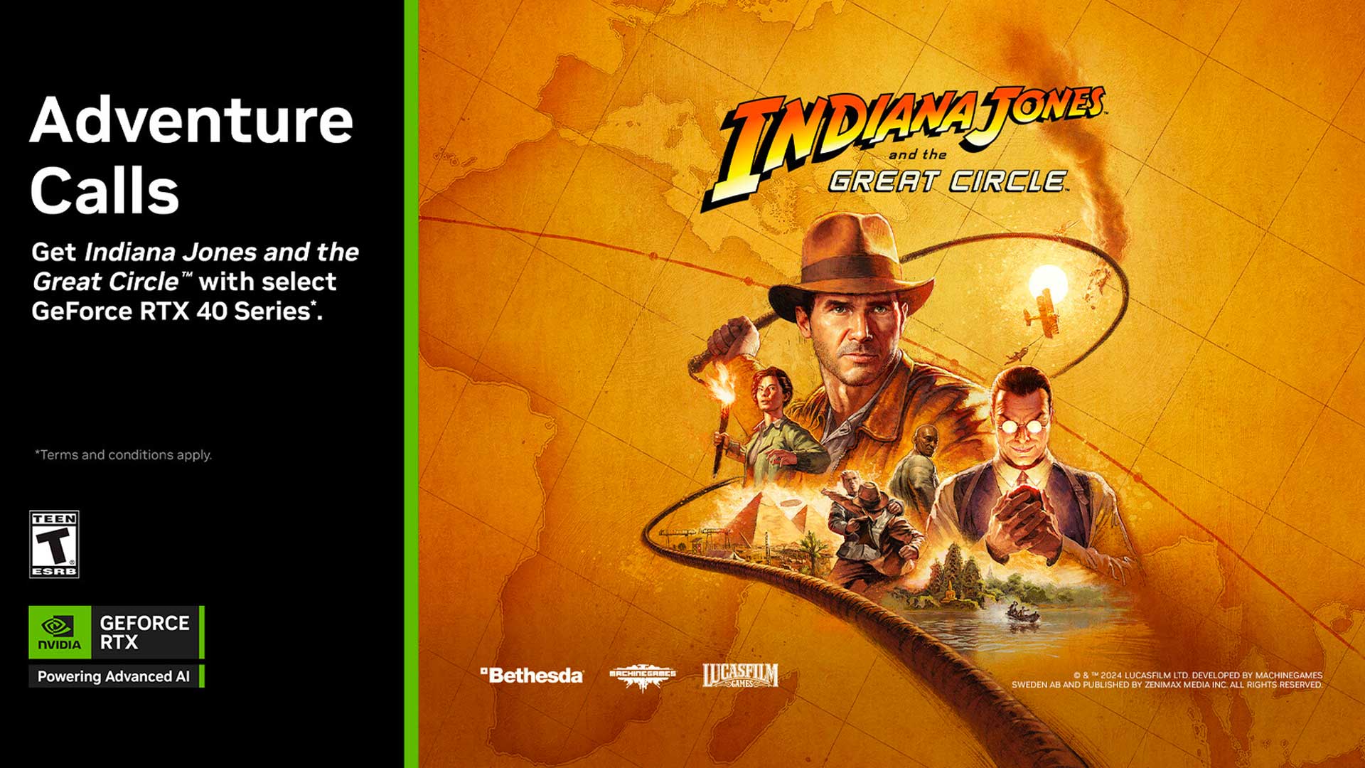 Obtenez Indiana Jones et le Cercle Ancien avec certaines GeForce RTX 40 series